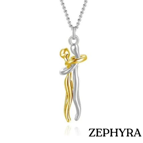 Loving bond – Collana con ciondolo di coppia