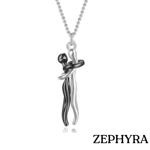 Loving bond – Collana con ciondolo di coppia